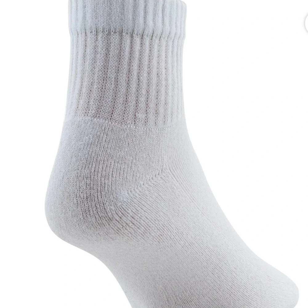 PowerSox Men's Cushion Quarter Socks, 12-Pack x2